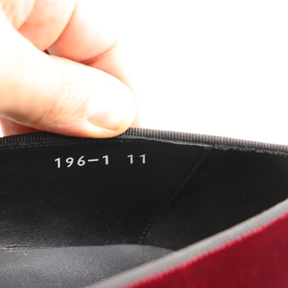 To Boot New York Velvet Burgundy Men\'s Size 11 Slip On Dress Shoes main image 6